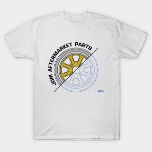 Gold WTNB Wheels JDM T-Shirt
